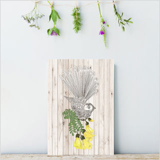 Plywood Rectangle: LW Fantail (Small)