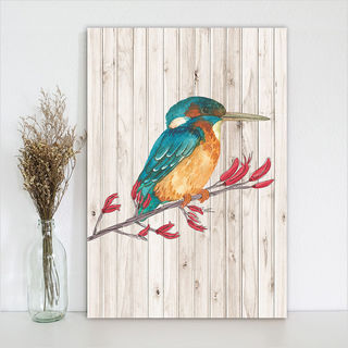 Plywood Rectangle: LW Kingfisher (Large)