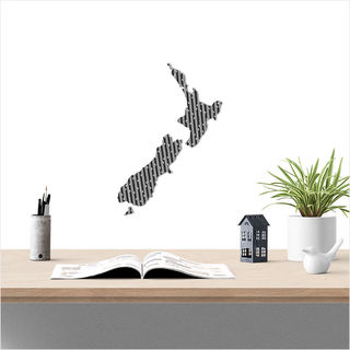 Small NZ: Black & White Koru Pattern