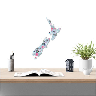 Small NZ: Blue Floral Pattern