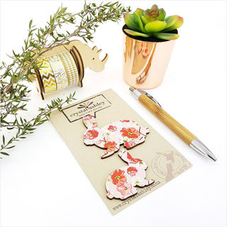 Mini Bunnies - Pink Floral