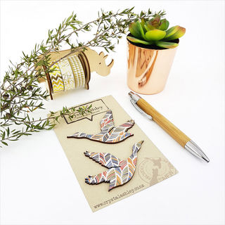 Mini Ducks - Feather Pattern
