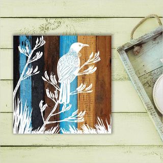 Plywood Art Block: AT Tui