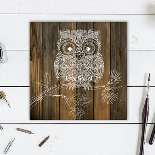 Plywood Art Block: DW Morepork