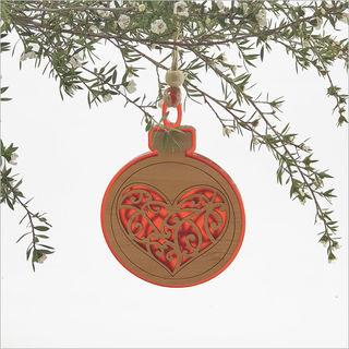 Acrylic Bauble: KWW Heart