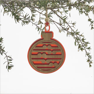 Acrylic Bauble: Koru