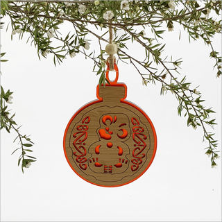 Acrylic Bauble: Tiki