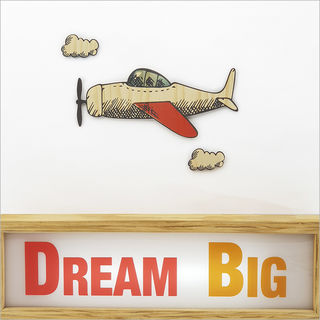 Pine wall art : Plane set