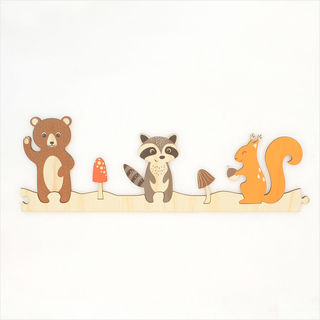 Pine Jigsaw Strip : Woodland Section 1