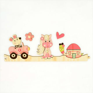 Pine Jigsaw Strip : Little Girls Section 1