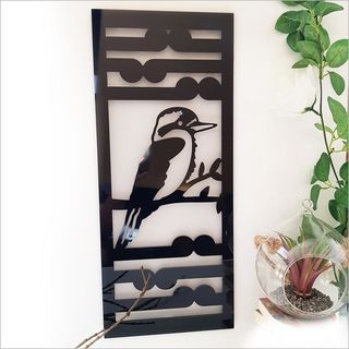 Art Panel :Kingfisher+Koru