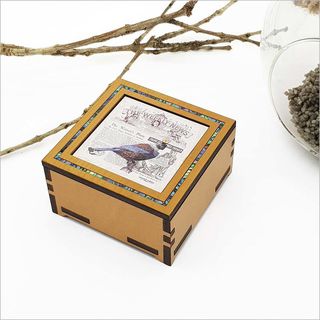 Small Trinket Box: Vintage Tui
