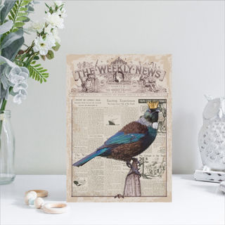 ACM Printed Rectangle Small: Vintage Tui