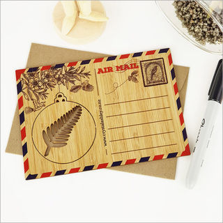 Bamboo Postcard: Fern Bauble