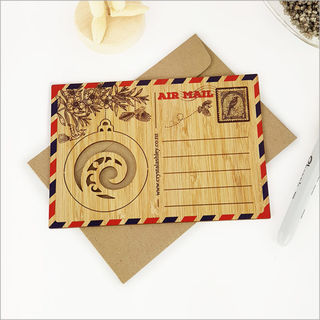 Bamboo Postcard : Koru Bauble