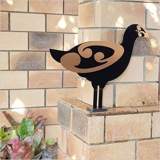 2Tone Freestanding Art: Moko Pukeko