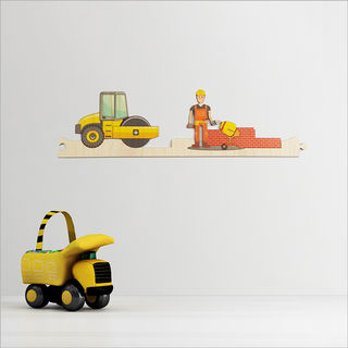 Pine Jigsaw strip: Construction Site 3