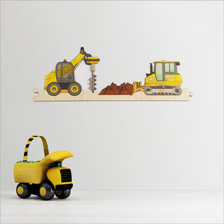 Pine Jigsaw strip: Construction Site 4