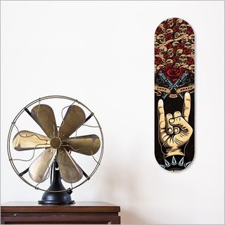 ACM Printed Skateboard Art : Rock n Roll