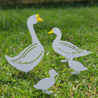 Garden Stakes Set : Duck Family