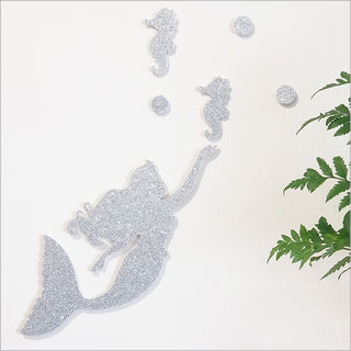 Mermaid + Seahorse Set ( Glitter Finish)