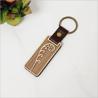 Bamboo Keyring: Frond