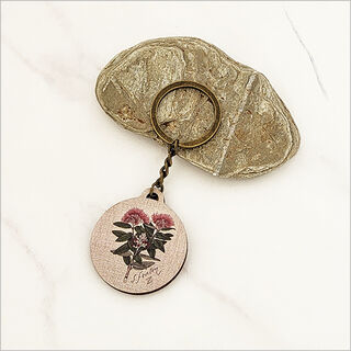 Printed Keychain: SF Pohutukawa