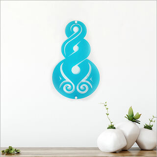Large Satin Acrylic Art : Pikorua