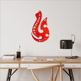 Large Satin Acrylic Art : Hei Matau