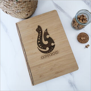 Bamboo Journal: Hei Matau River Rimu Veneer