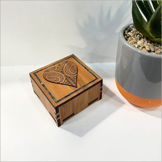 Small Trinket Box:Heart 2 (moko)