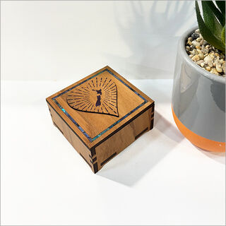 Small Trinket Box:Heart 3 (nz)