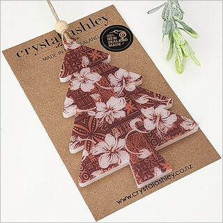 Hanging Ornament Printed : Tree 15 (Pacific1)