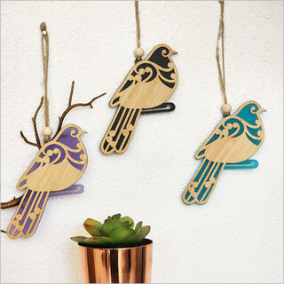 Hanging Ornament: Koru Kereru