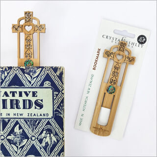 Bookmark: Koru Cross
