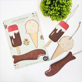 Pop-Out Ornament: Desserts Set