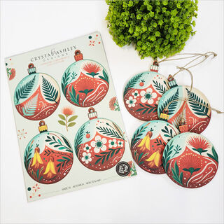 Pop-Out Ornament: Xmas Baubles Set