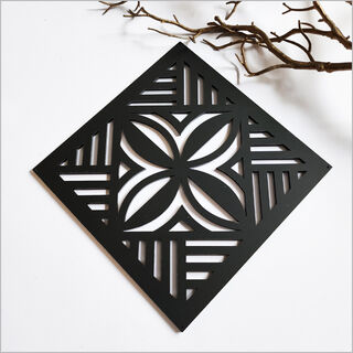 Black Acrylic Square: Tapa 1