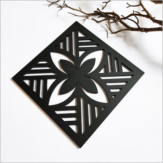 Black Acrylic Square: Tapa 3