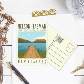 Postcard: Nelson - Tasman (Lake Rotoiti)