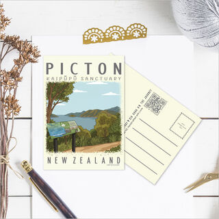 Postcard: Picton 2 (Kaipupu Sactuary)