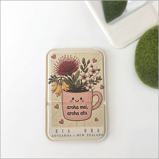 Pocket Mirror - Aroha Mai