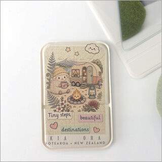 Pocket Mirror - Sheep Camping