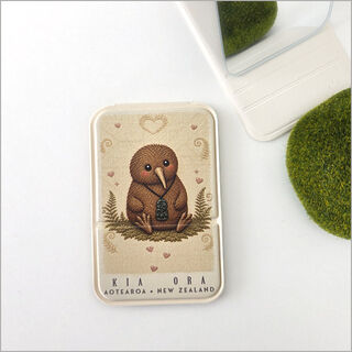 Pocket Mirror - Kiwi + Tiki