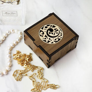 River Rimu - Kowhaiwhai Koru Trinket Box