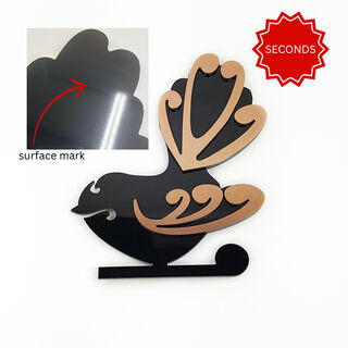 2Tone Wall Art: Moko Fantail Small