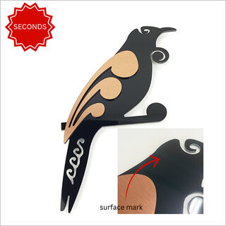 2Tone Wall Art: Moko Tui Small